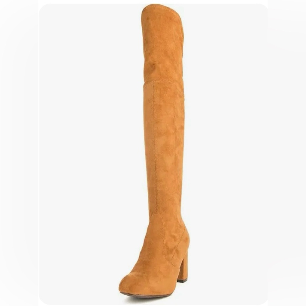 Shiekh Women-camel Bonita 02 knee-High Boots size 5 1/2